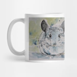 Chinchilla portrait. Mug